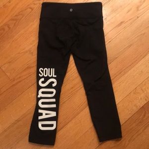 SoulCycle Squad lululemon 3/4 leggings